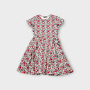 Rock Your Kid Red Floral Dress, Size 12