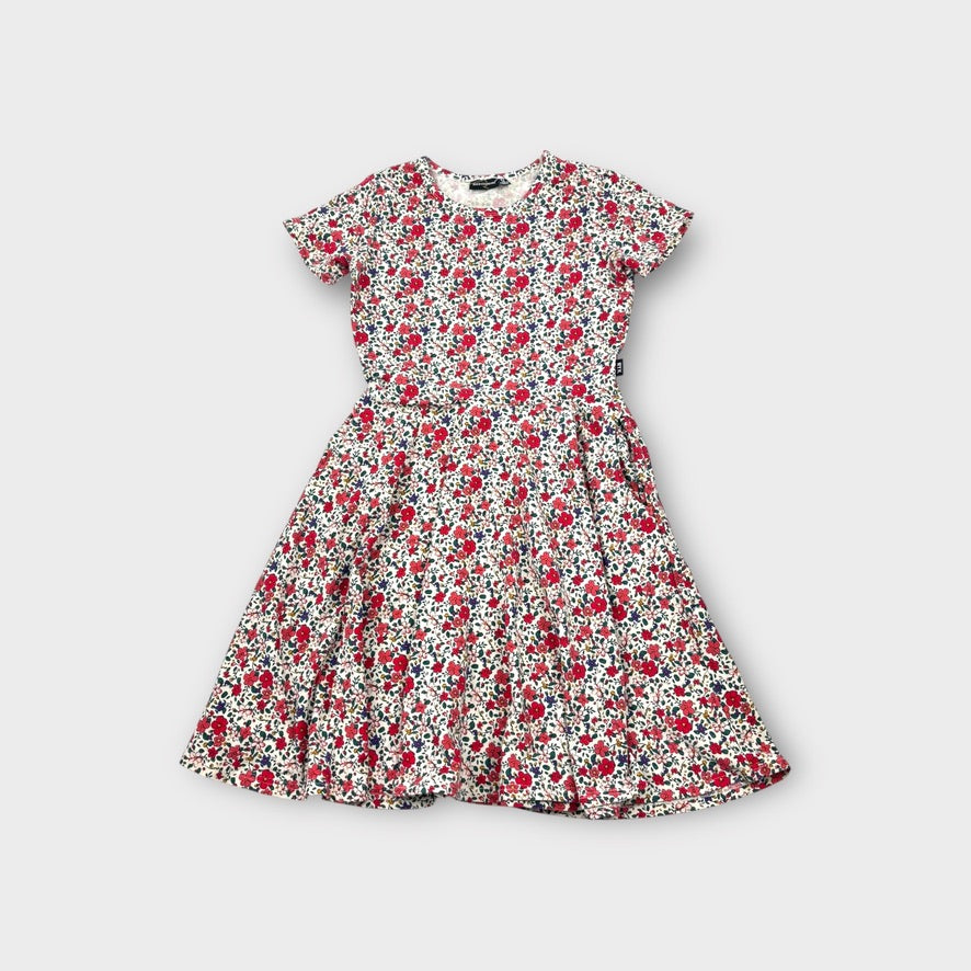 Rock Your Kid Red Floral Dress, Size 12