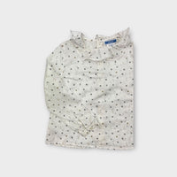 Jacadi Flower Long Sleeve Top, Size 3
