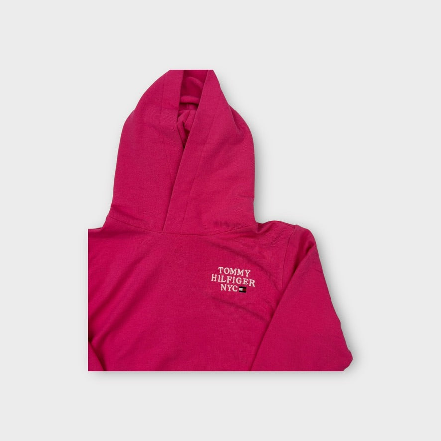 Tommy Hilfiger Pink Hooded Jumper, Size 11-12