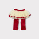 Rock Your Baby Red Velvet Tutu Leggings, Size 000