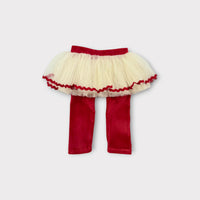 Rock Your Baby Red Velvet Tutu Leggings, Size 000