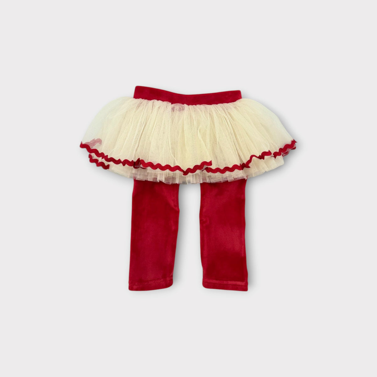 Rock Your Baby Red Velvet Tutu Leggings, Size 000