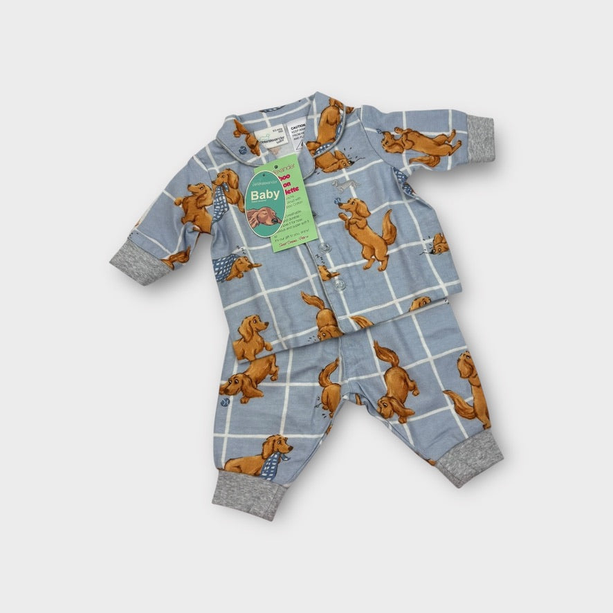 Peter Alexander Flannel Dog Pyjamas, Size 000