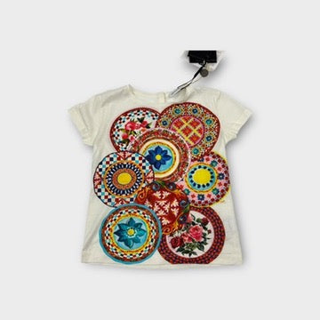 Dolce and Gabbana Brocade T- Shirt, Size 3