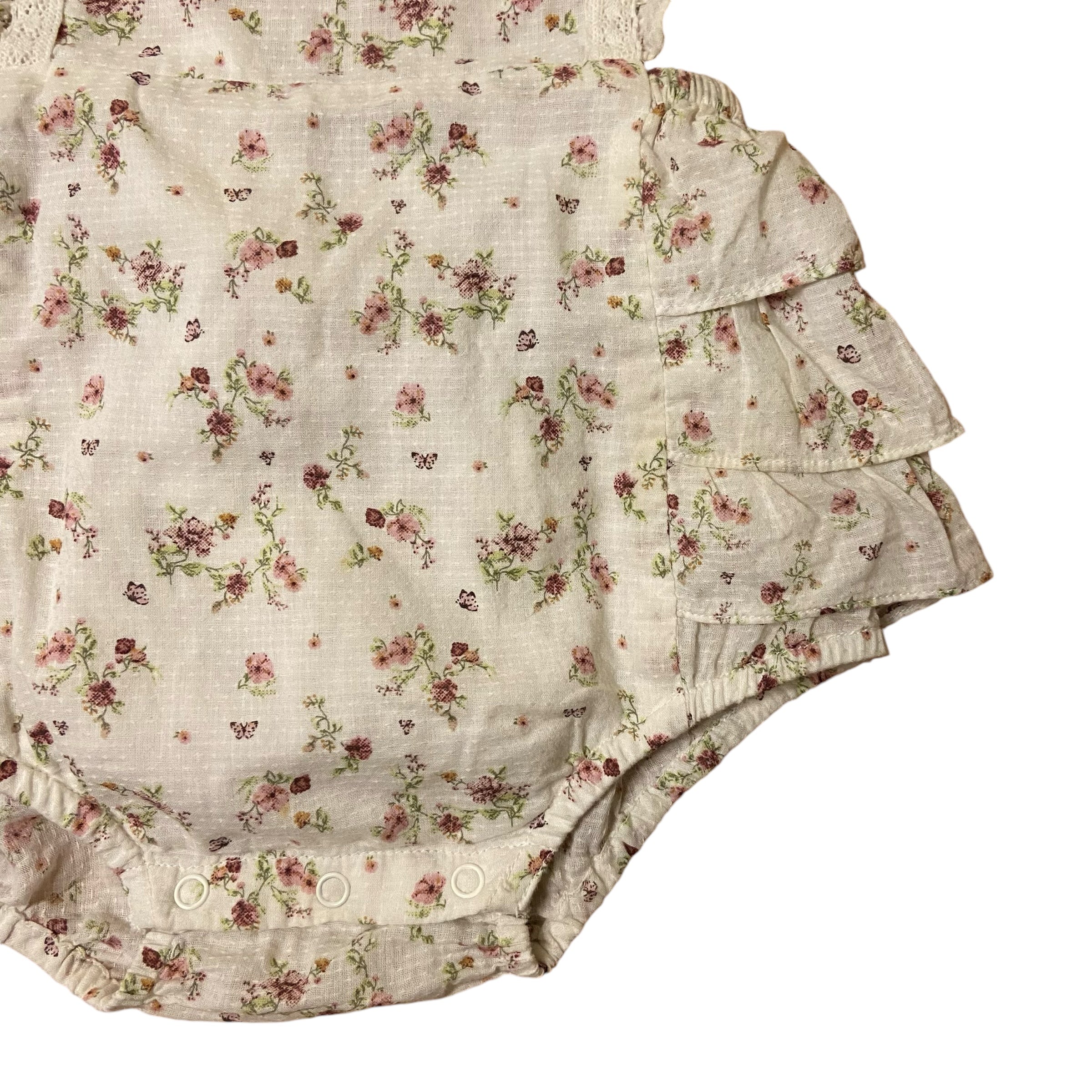 Jamie Kay Frill Romper, Size 2