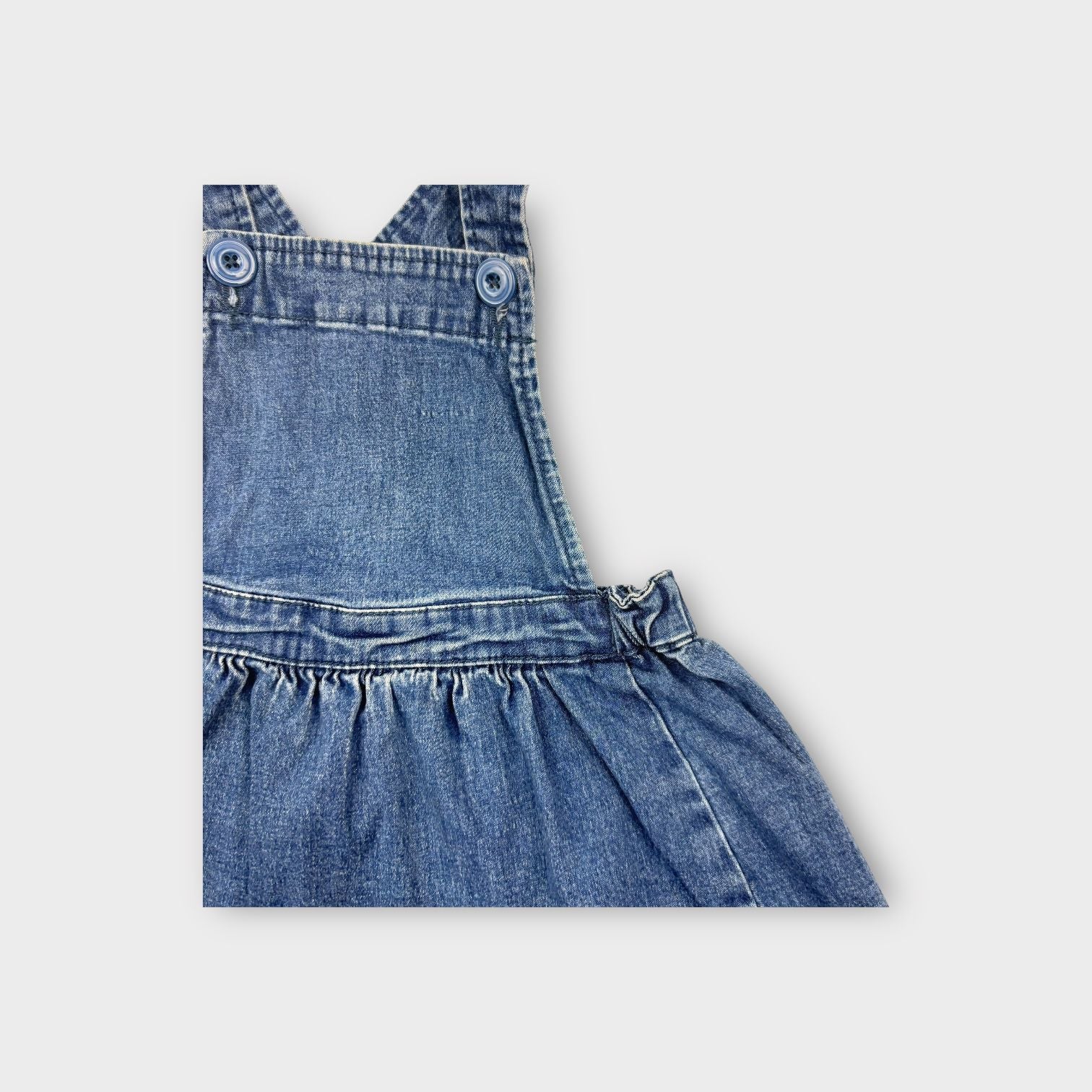 Seed Heritage Denim Pinafore Dress, Size 1