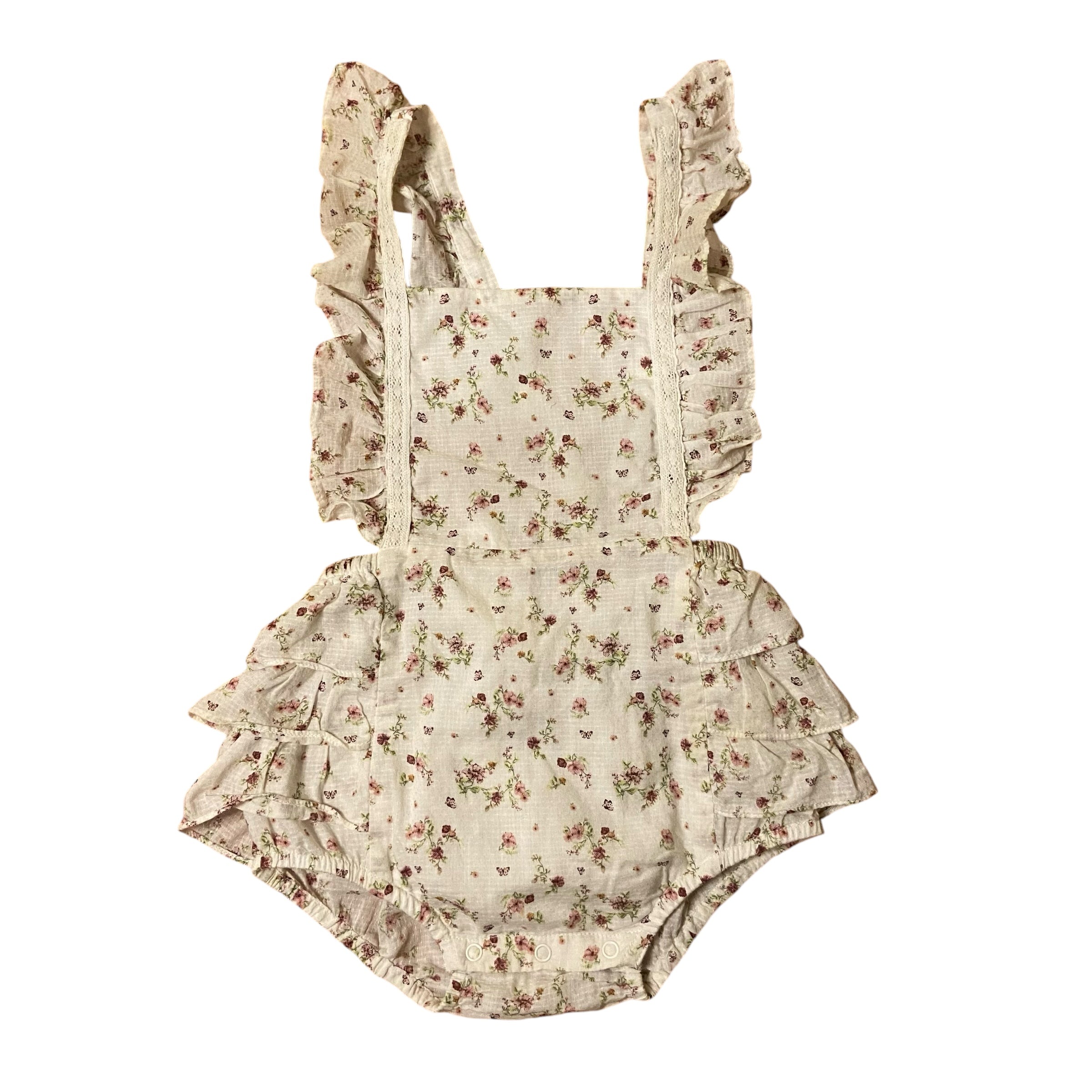 Jamie Kay Frill Romper, Size 2
