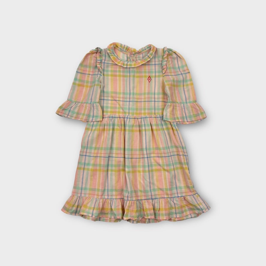 The Animals Observatory Pastel Plaid Dress, Size 8