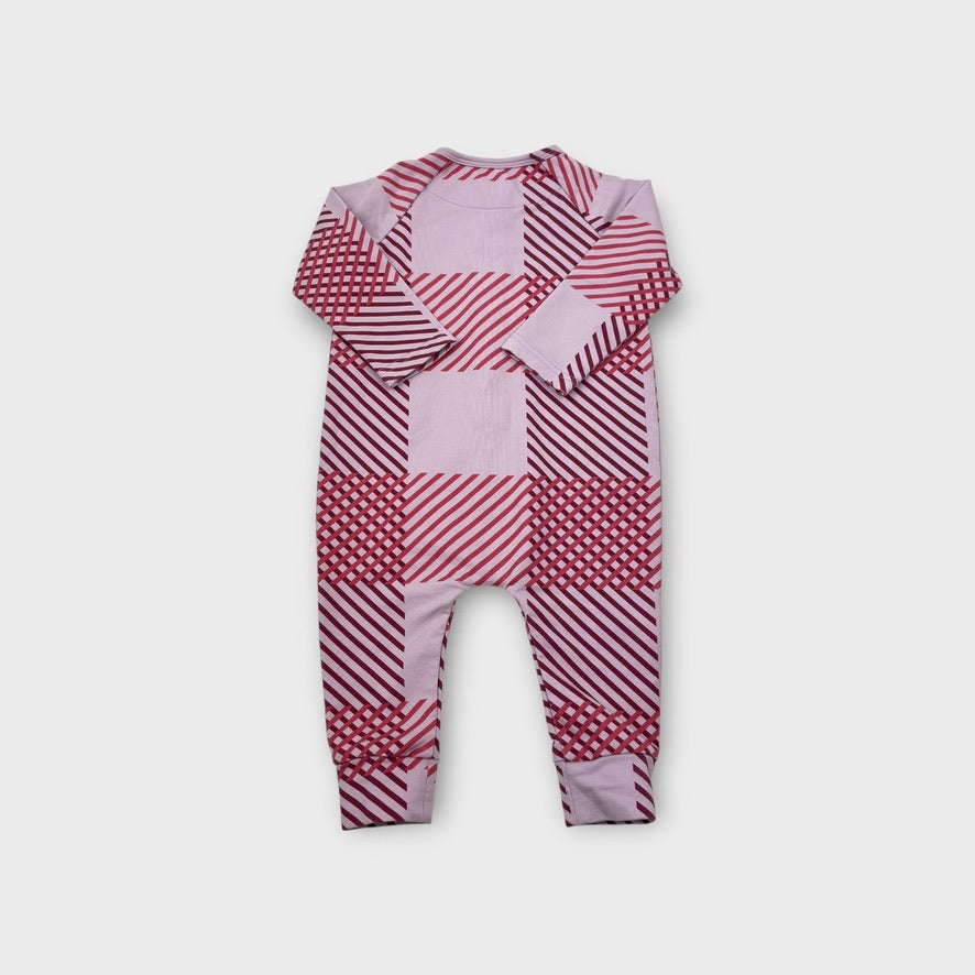 Olive and the Captain Purple Detail Onesie, Size 0