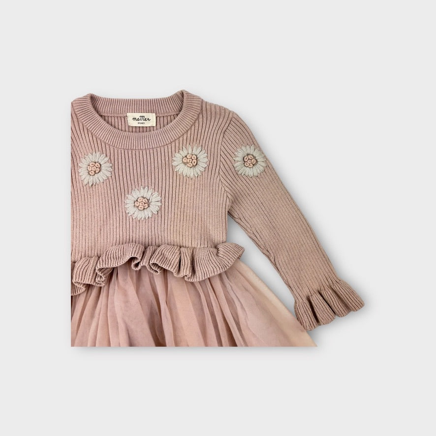 Ma Mer Knitted Tulle Dress, Size 1