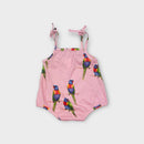 Cheeky Chickadee Rosella Romper, Size 00