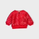 Kenzo Red Textured Jacket, Size 0