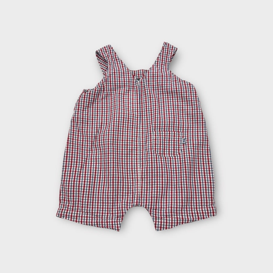 Bebe by Minihaha Plaid Romper, Size 0