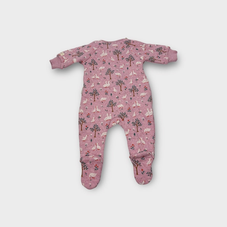 Purebaby Quilted Duck Onesie, Size 000