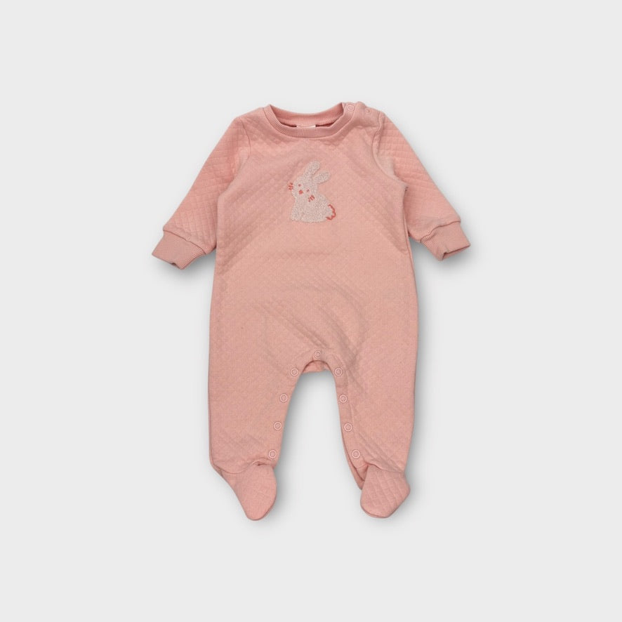 Seed Heritage Quilted Bunny Onesie, Size 000