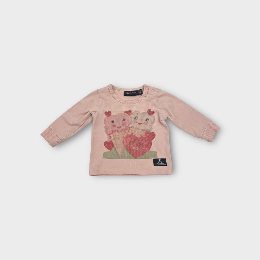 Rock Your Baby Ice Cream Top, Size 00