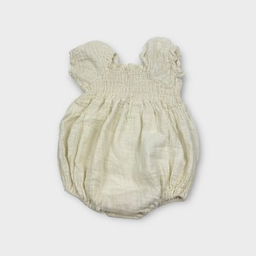 Monbebe Shirred Romper, Size L