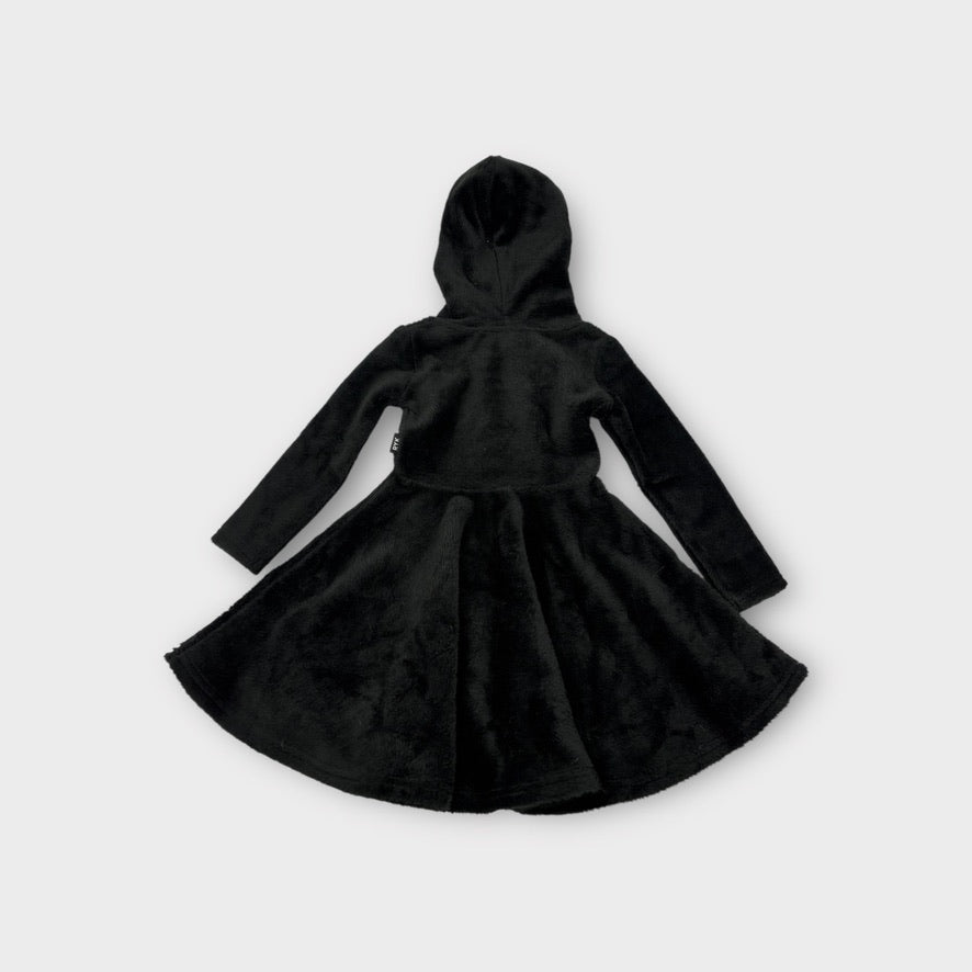Rock Your Kid Fluffy Hooded Dress, Size 2