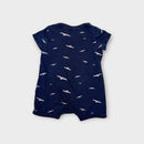 Toshi Navy Bird Romper, Size 000