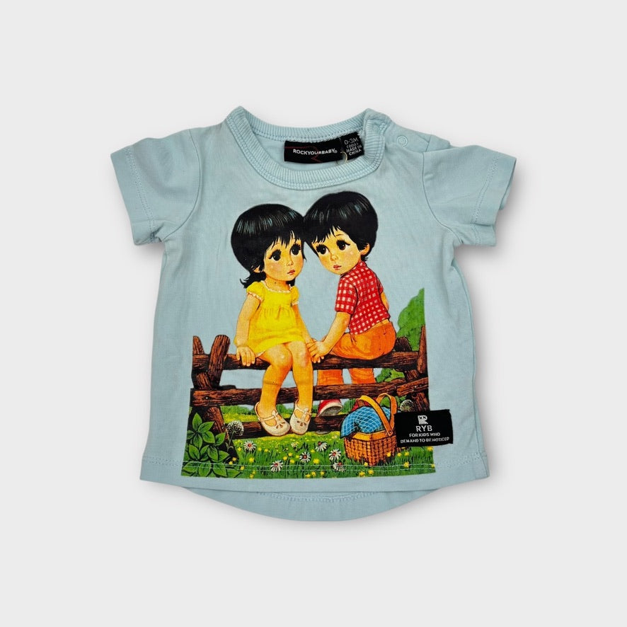 Rock Your Baby Printed Top, Size 000