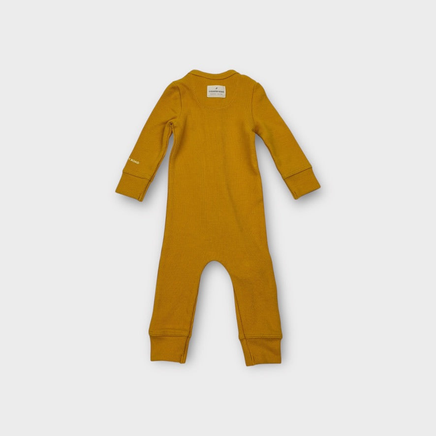 Country Road Ribbed Onesie, Size NB