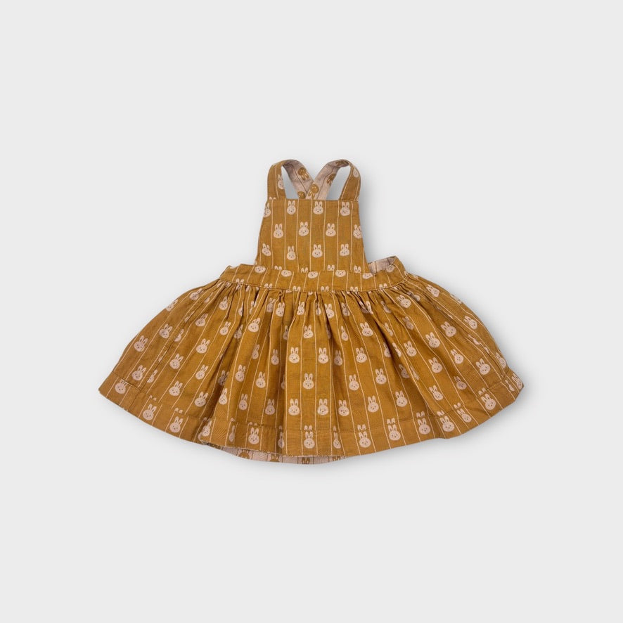 Reversible Bunny Pinafore Dress, Size 00