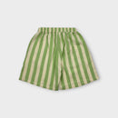 Milk Stripe Oversize Shorts, Size 6