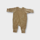 Purebaby Velour Onesie, Size NB