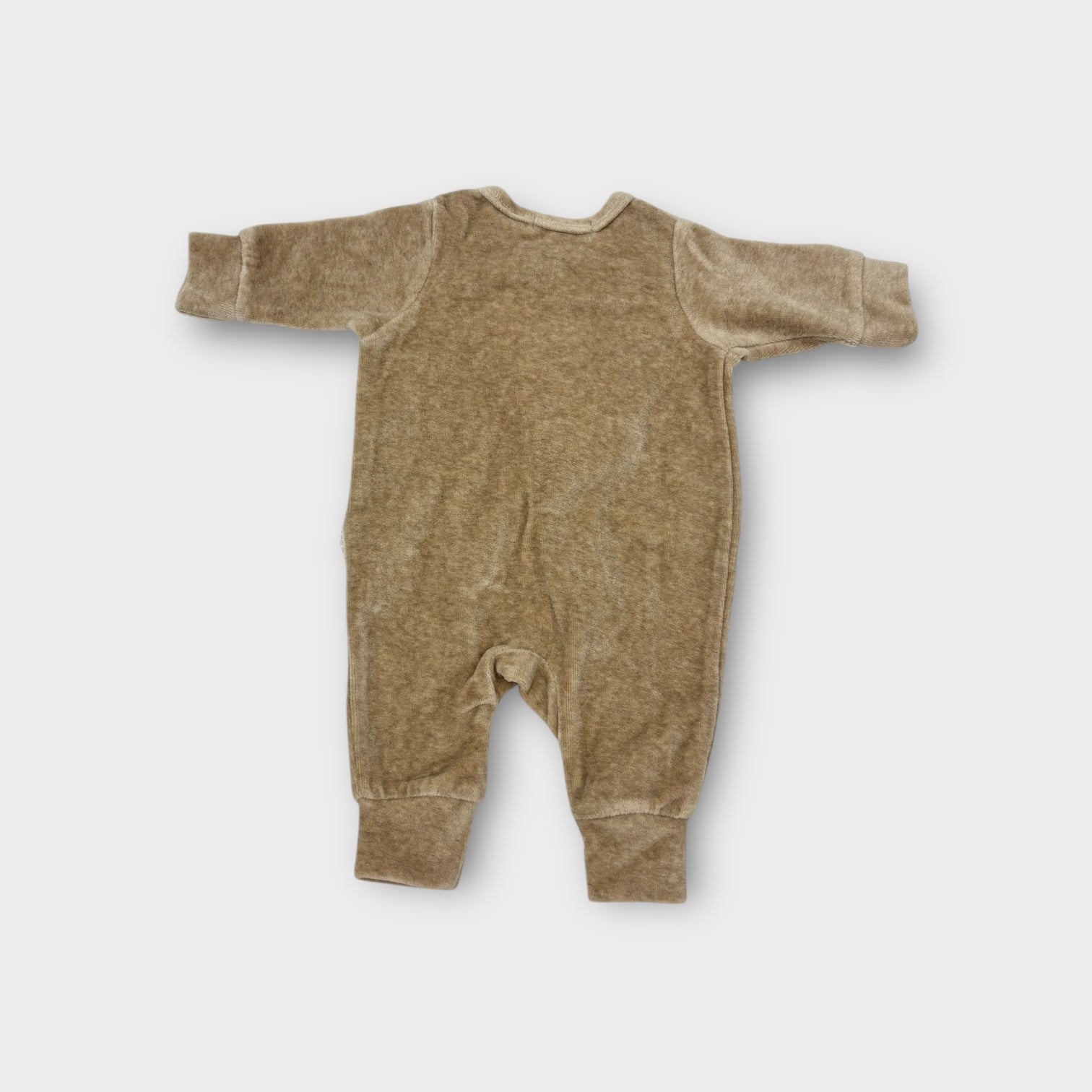Purebaby Velour Onesie, Size NB