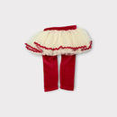 Rock Your Baby Red Velvet Tutu Leggings, Size 000