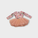 Rock Your Baby Floral Tulle Dress, Size 0