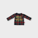 Rock Your Baby Tartan Long Sleeve Top, Size 000