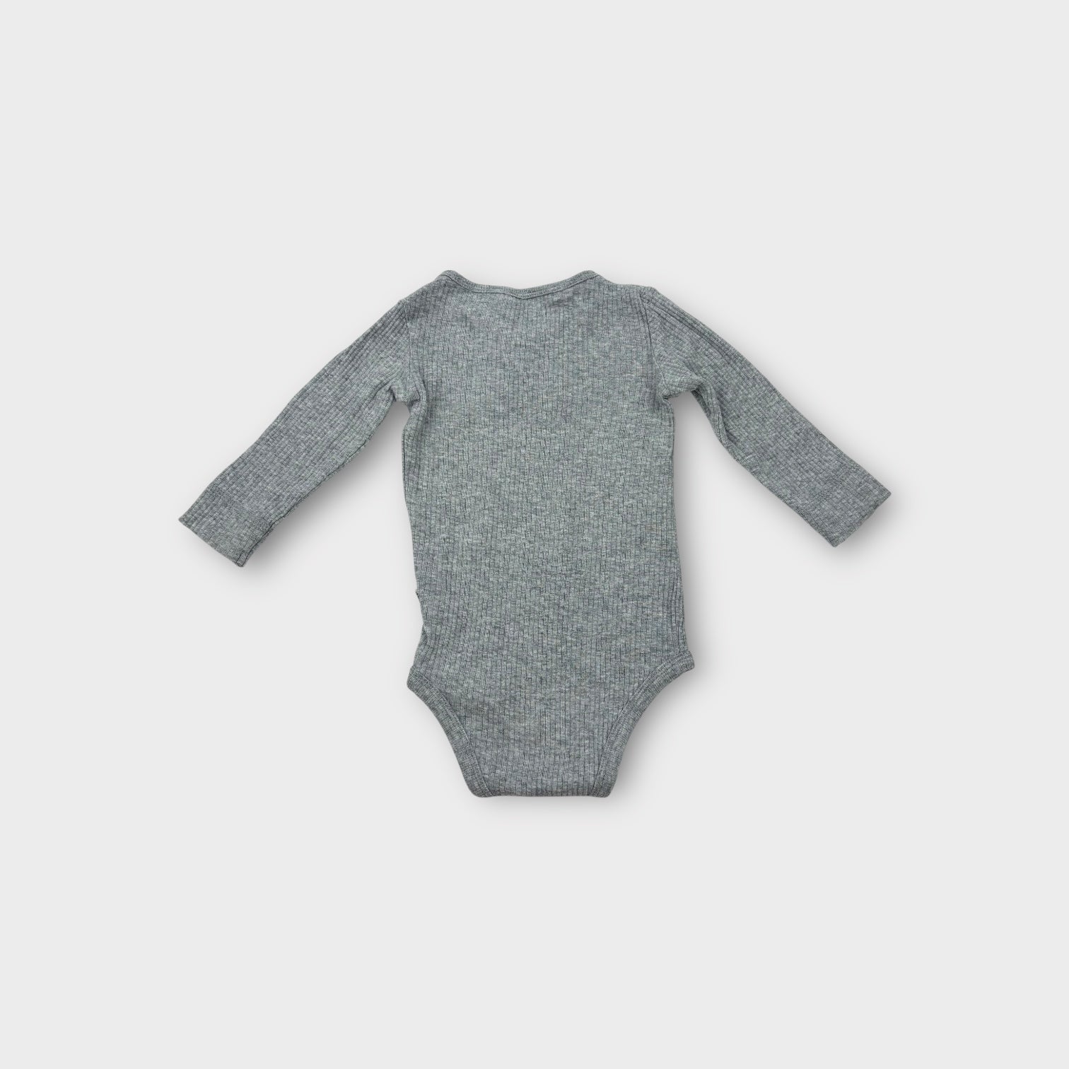 Jamie Kay Ribbed Grey Bodysuit, Size 0
