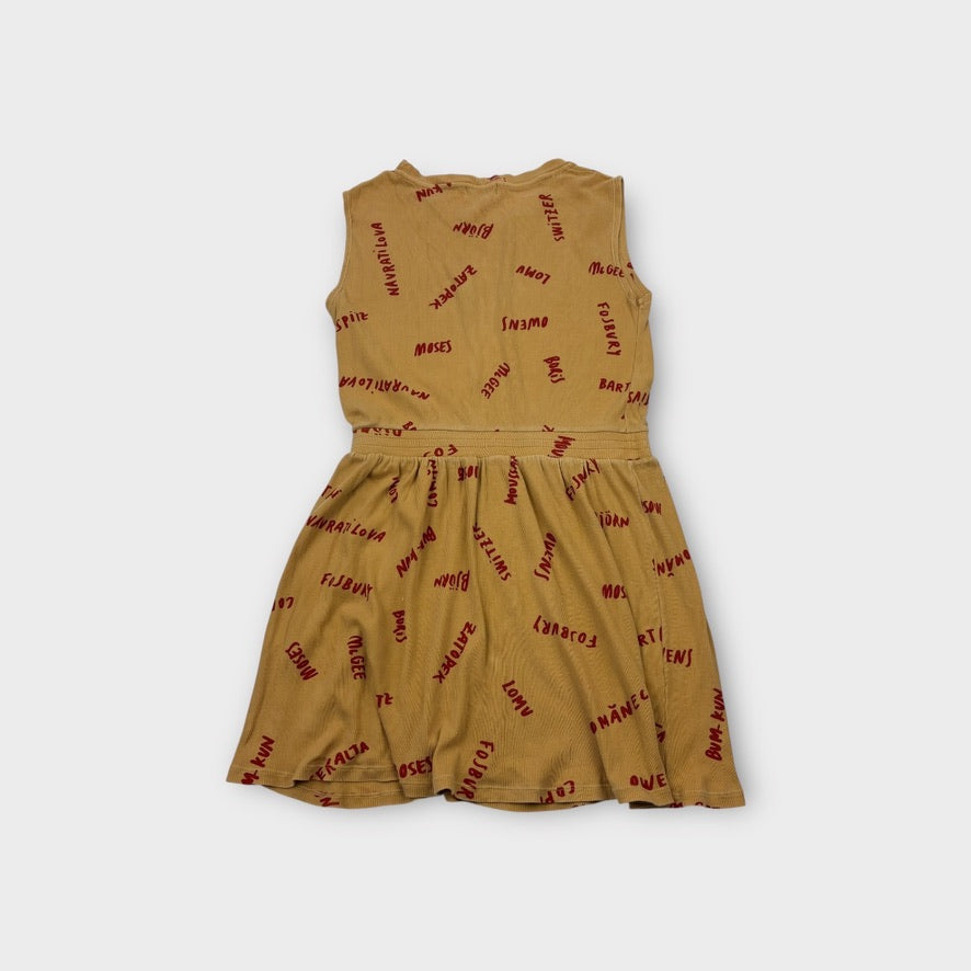 Bobo Choses Ribbed Dress, Size 10