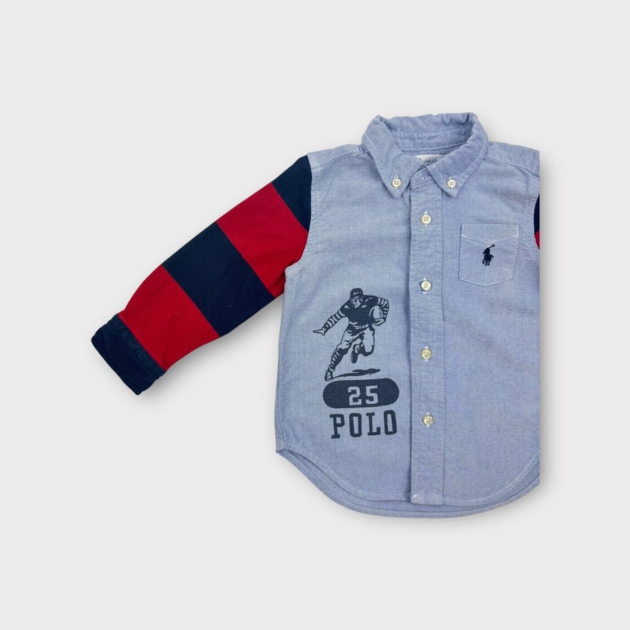 Ralph Lauren Blue Stripe Shirt, Size 1