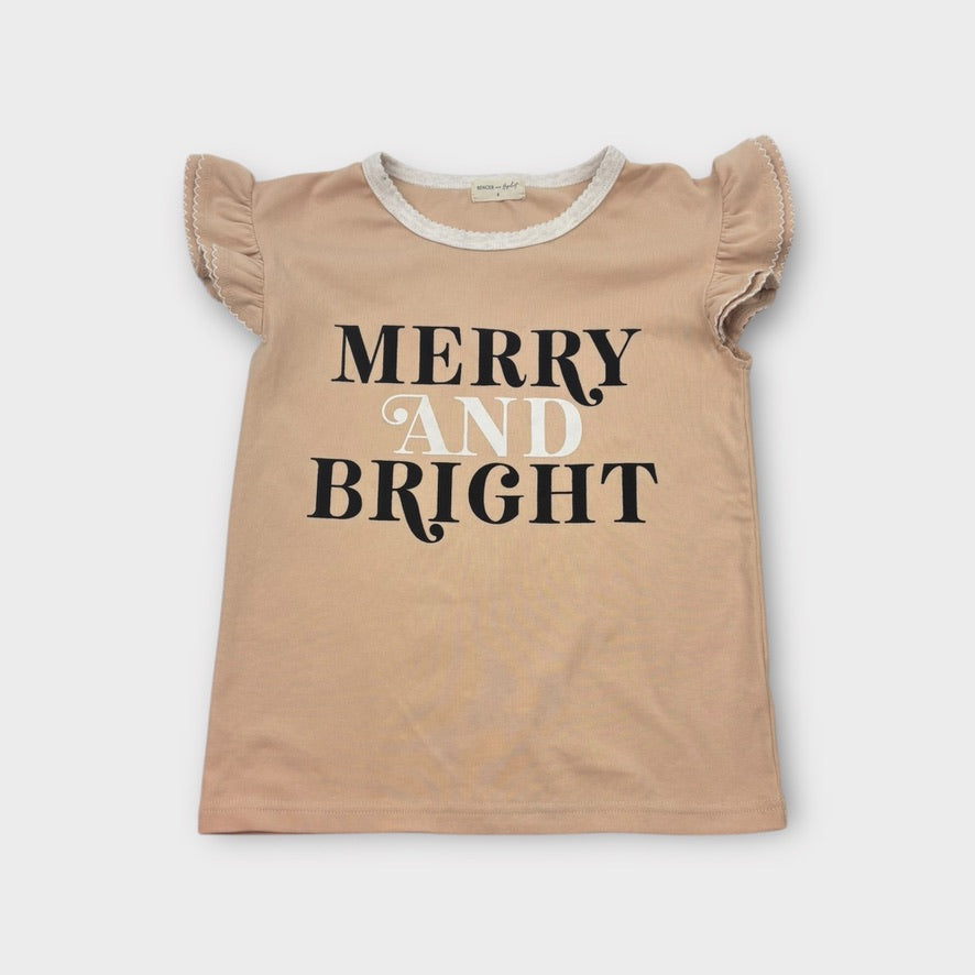 Benzer and Hazelnut Christmas Tee, Size 8