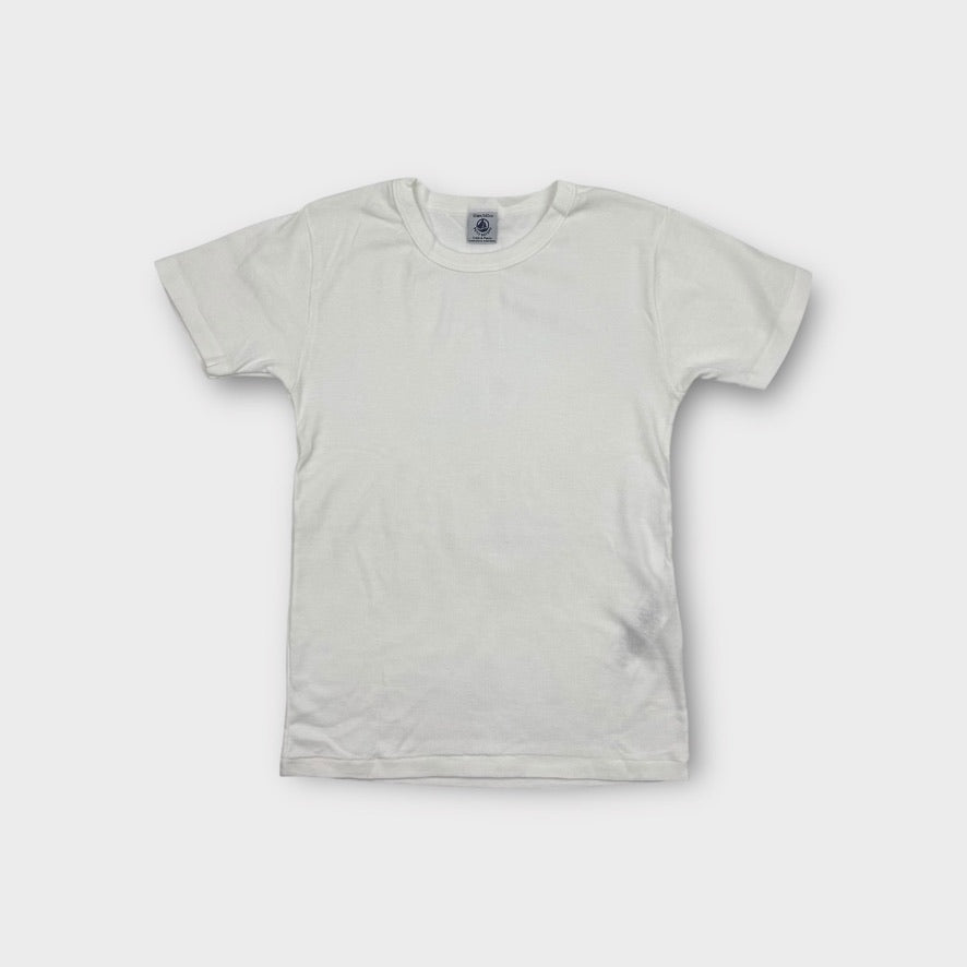 Petit Bateau White T-Shirt 2 Pack, Size 10