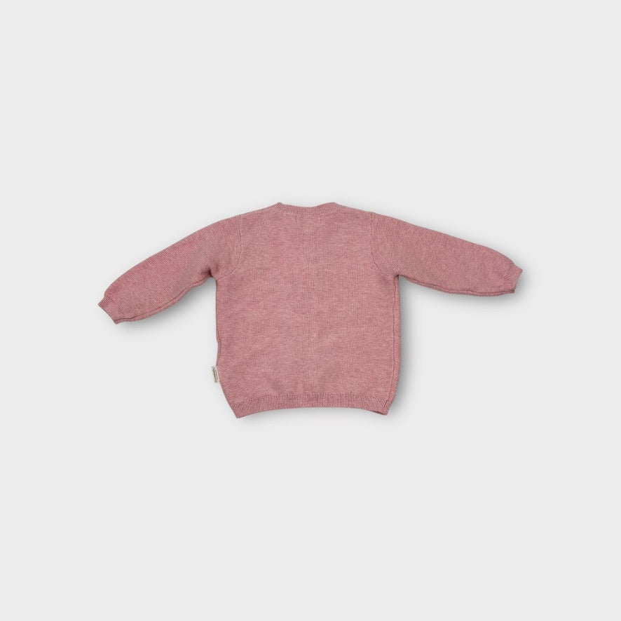 Purebaby Pink Knit Set, Size 00