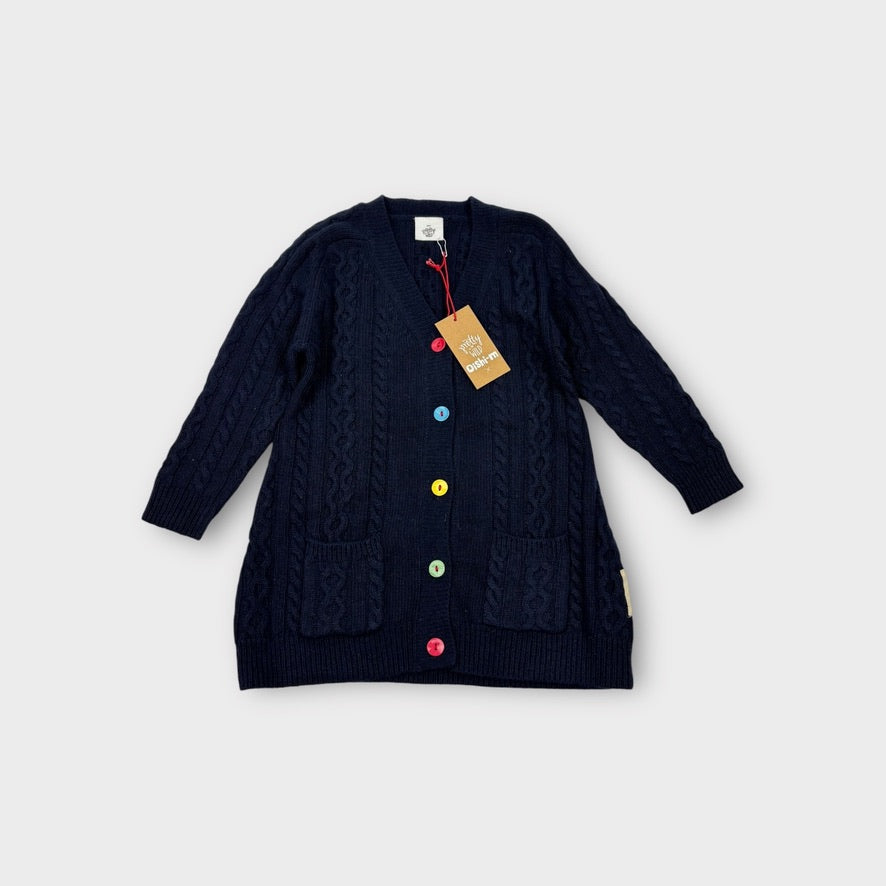 Oishi-M Cable Knit Cardigan, Size 2