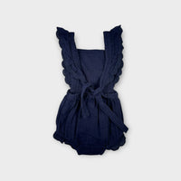 Jamie Kay Navy Muslin Romper, Size 2