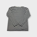 Black and White Stripe Long Sleeve Top, Size 12