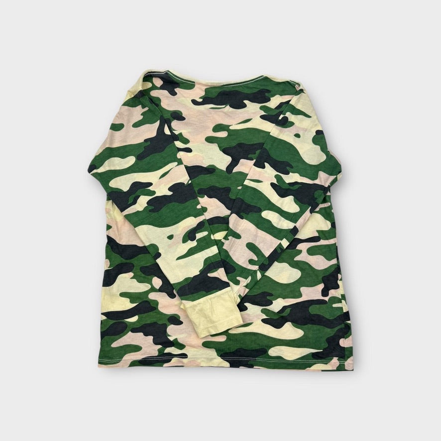 Zuttion Kids Camo Print Long Sleeve Top, Size 11-12
