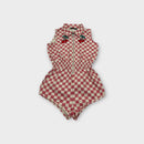 Rock Your Kid Checkerboard Playsuit, Size 12
