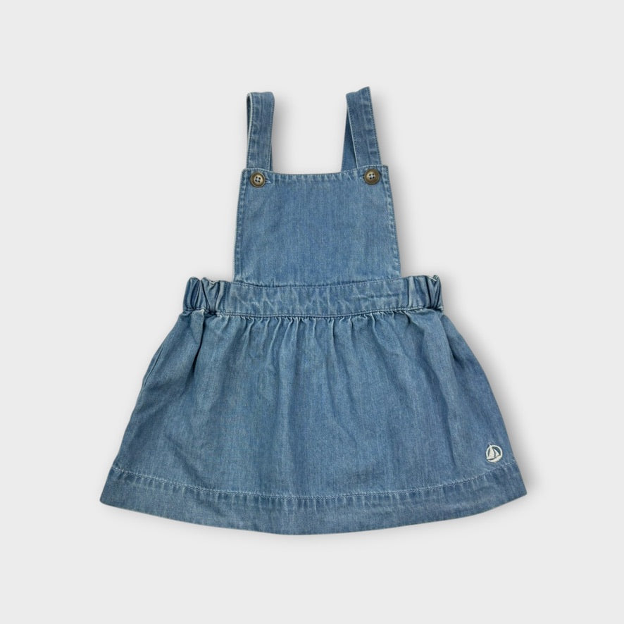 Petit Bateau Pinafore Dress, Size 0