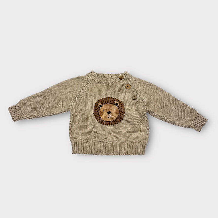 Aster & Oak Lion Jumper, Size 00