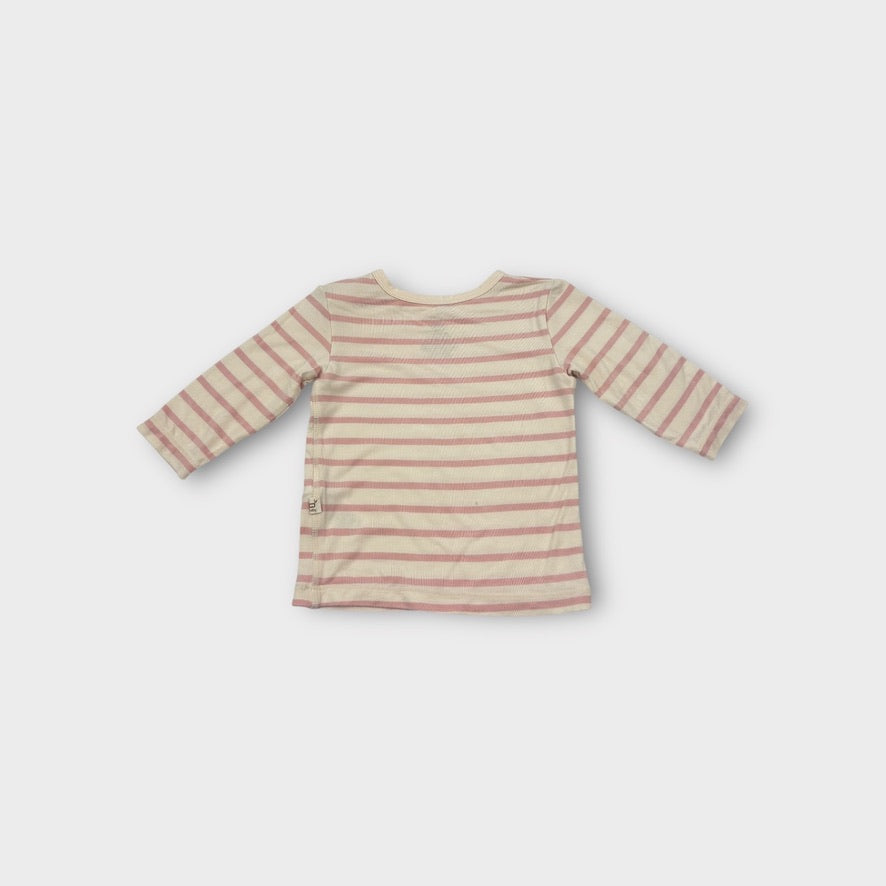 Boody Baby Stripe Long Sleeve Top, Size 00