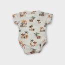Snuggle Hunny Palm Tree Bodysuit and Beanie Set, Size 000