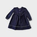 Cou Cou Navy Pleat Dress, Size 3