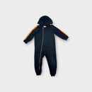 Mini Rodini Hooded Onesie, Size 2-4